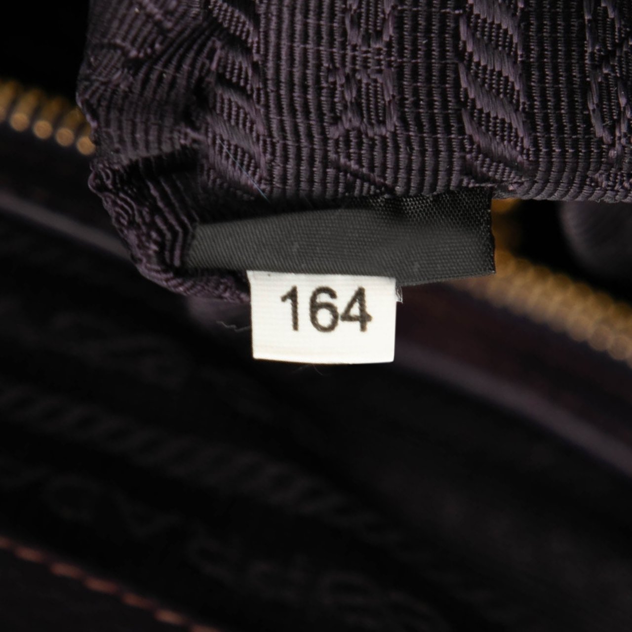 Prada Vitello Daino Zip Top Satchel Paars