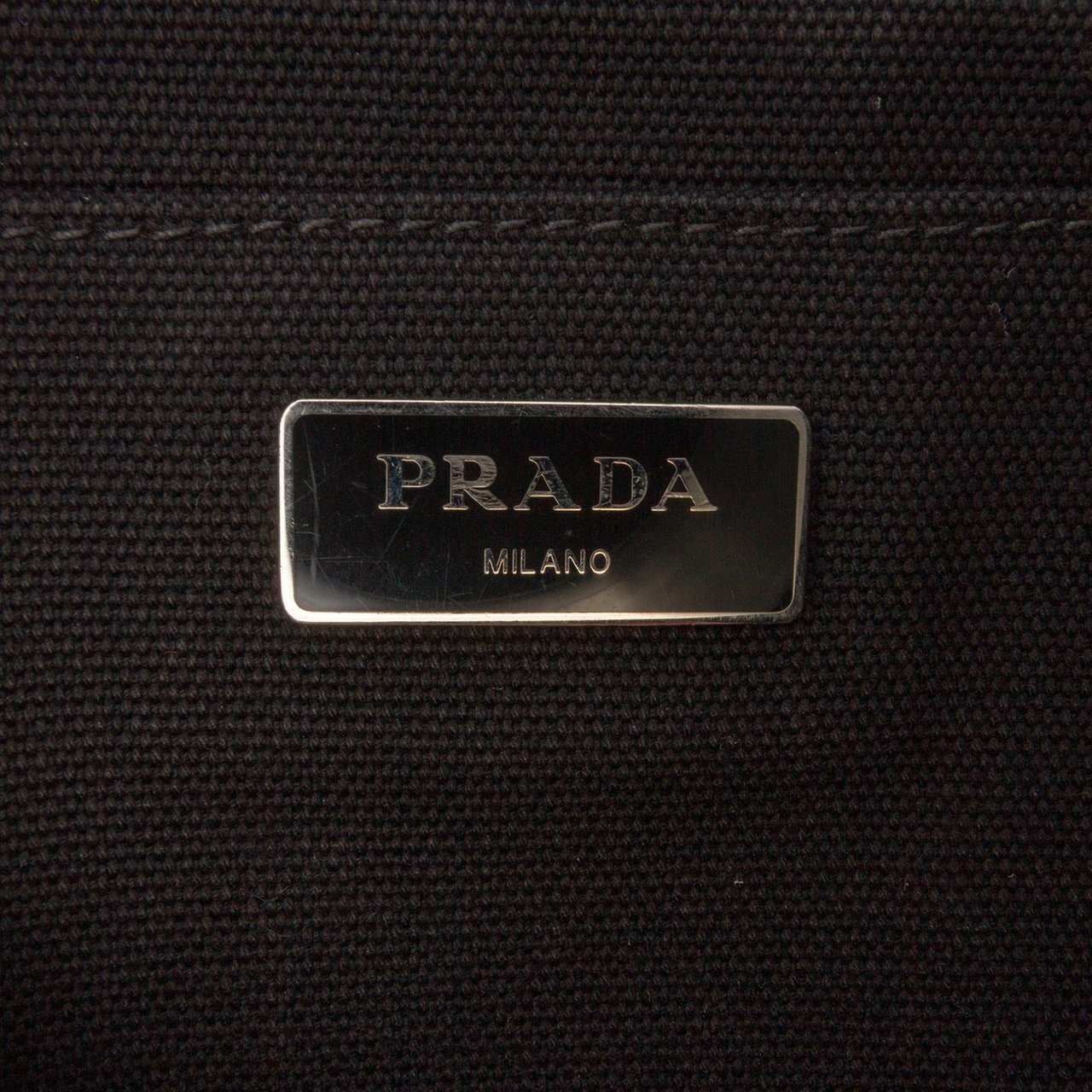 Prada Small Leopard Print Canvas Canapa Satchel Bruin