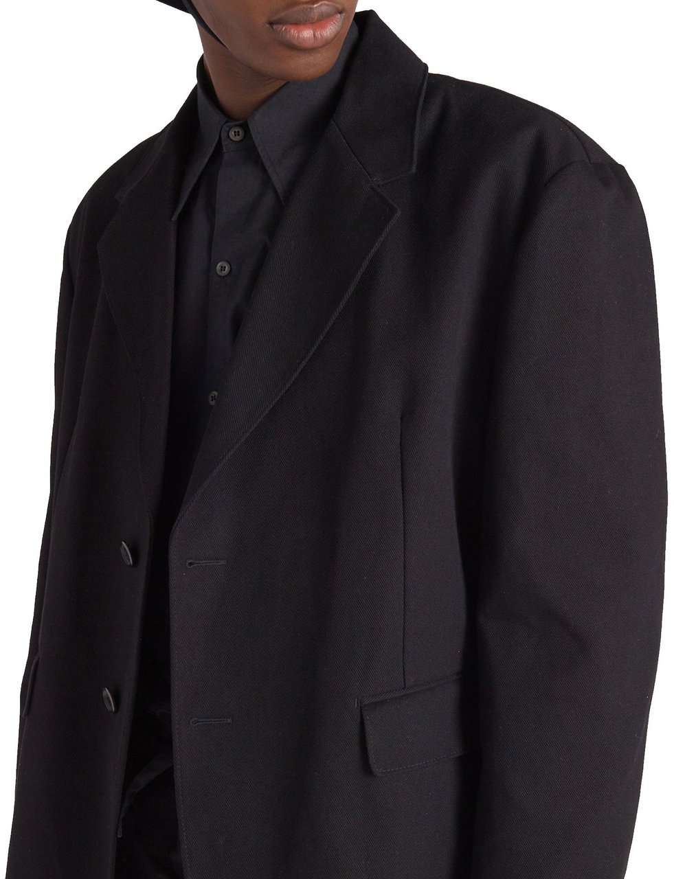 Prada Cotton Jacket Zwart