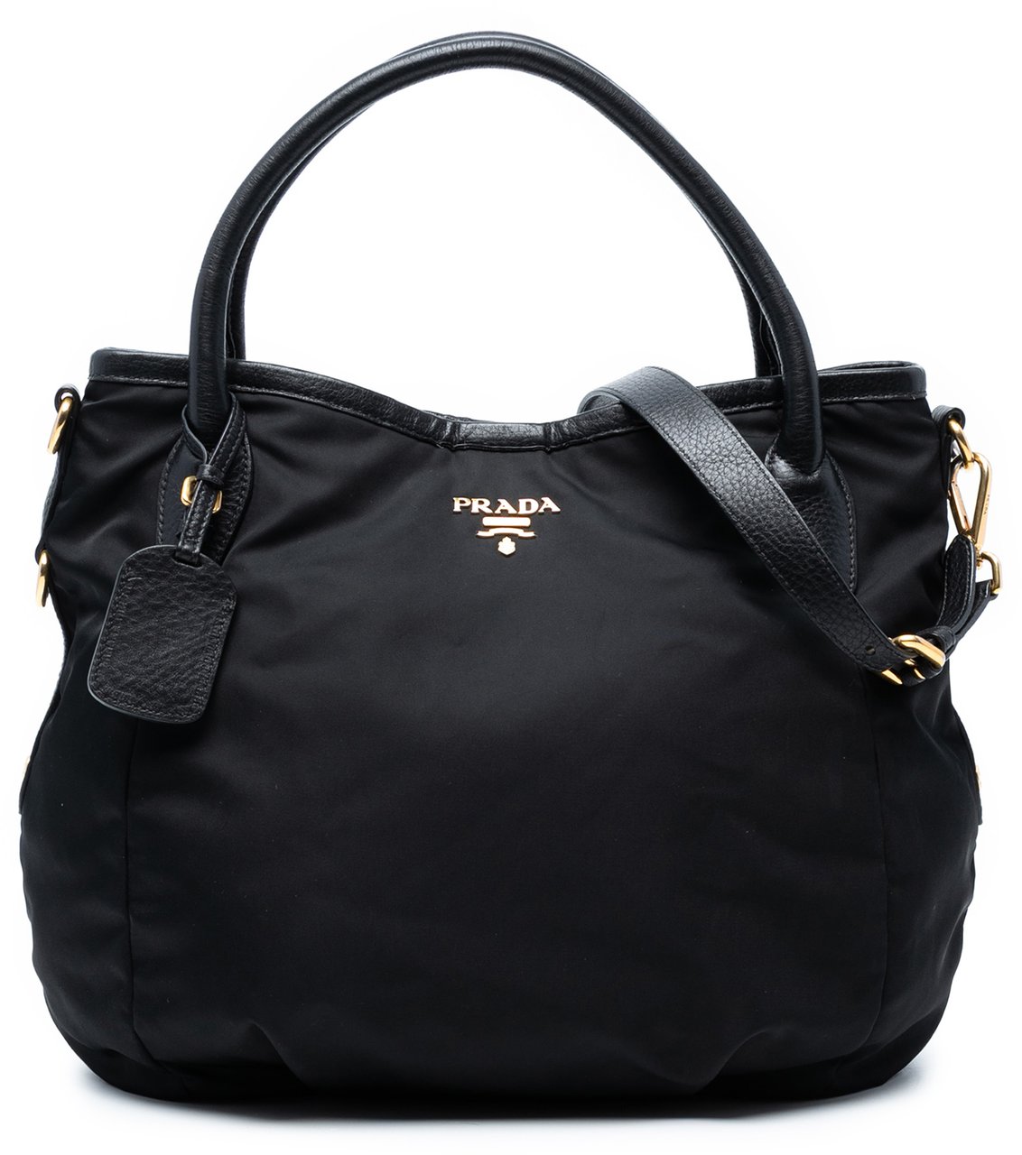 Prada Tessuto Satchel Zwart
