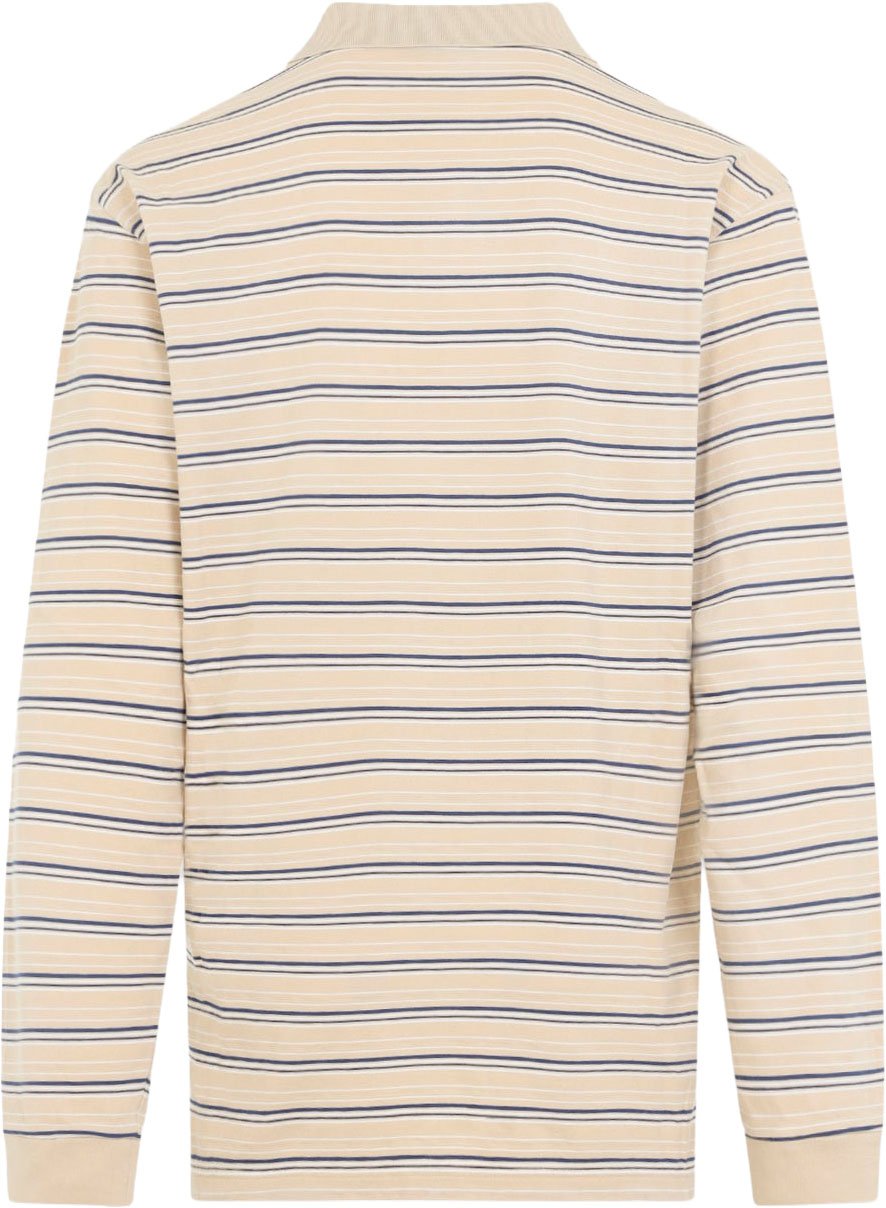 Prada Striped Piqué Polo Divers