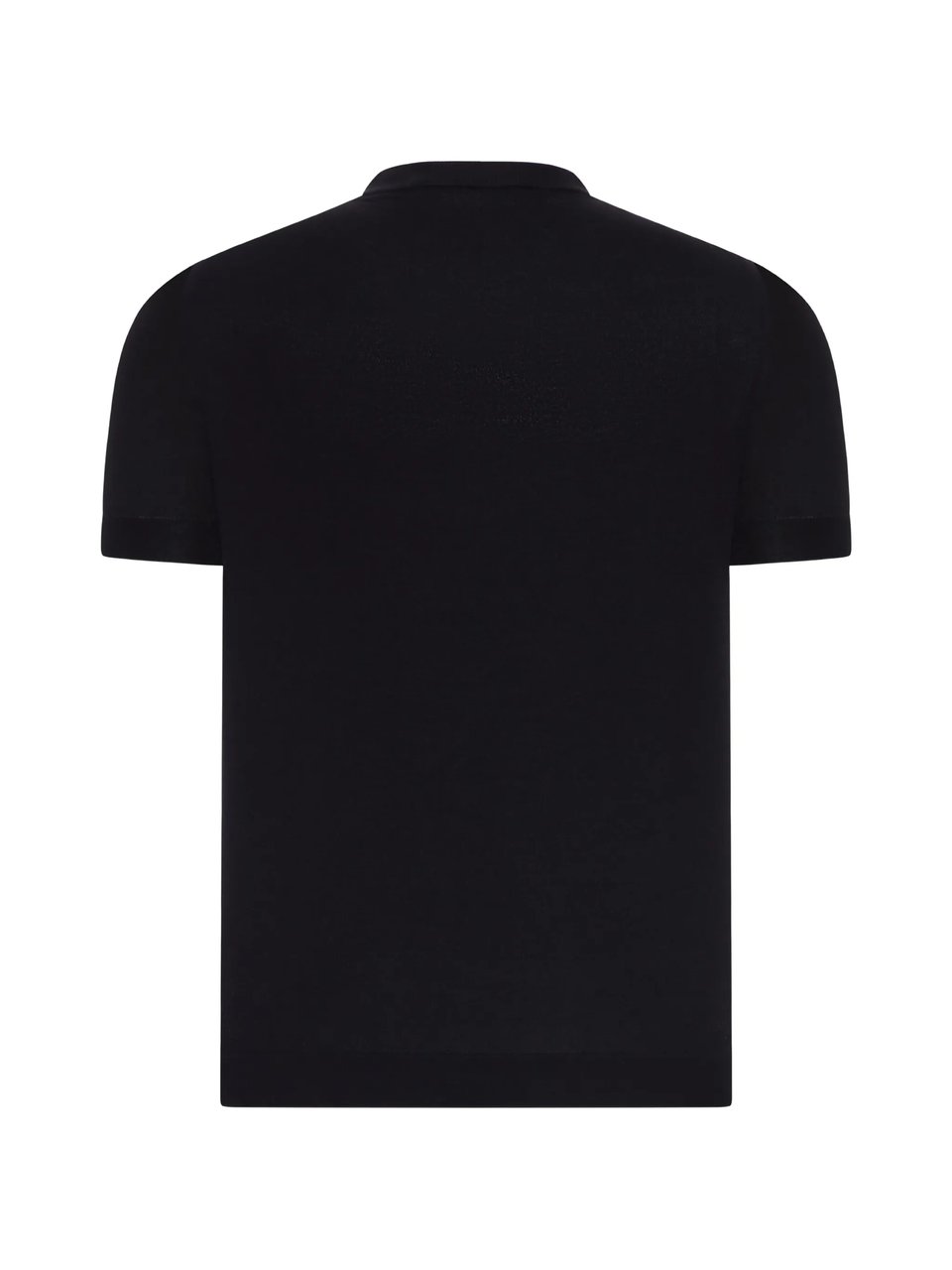 Prada Black Minimalist Cotton Short-Sleeve T-Shirt Zwart