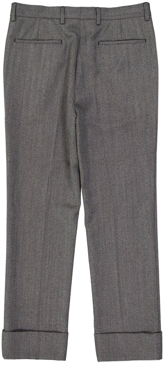 Prada Prada Wool Pants Grijs