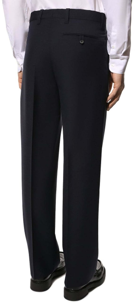 Prada Prada Wool Classic Pants Blauw