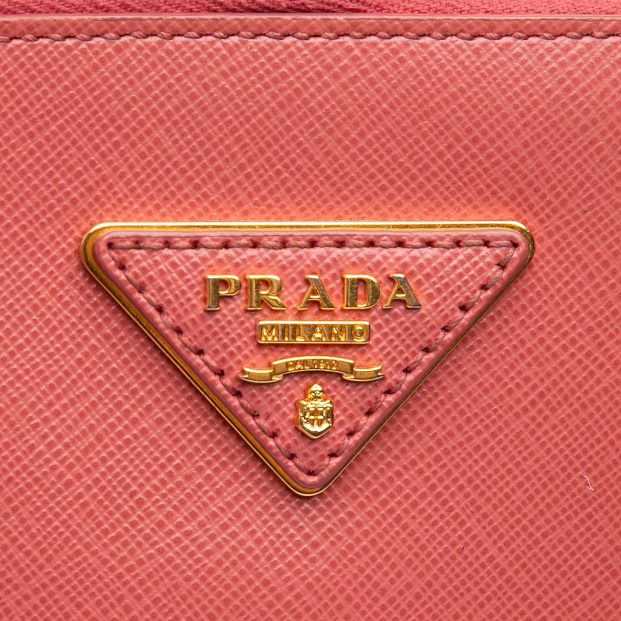 Prada Medium Saffiano Lux Promenade Satchel Roze