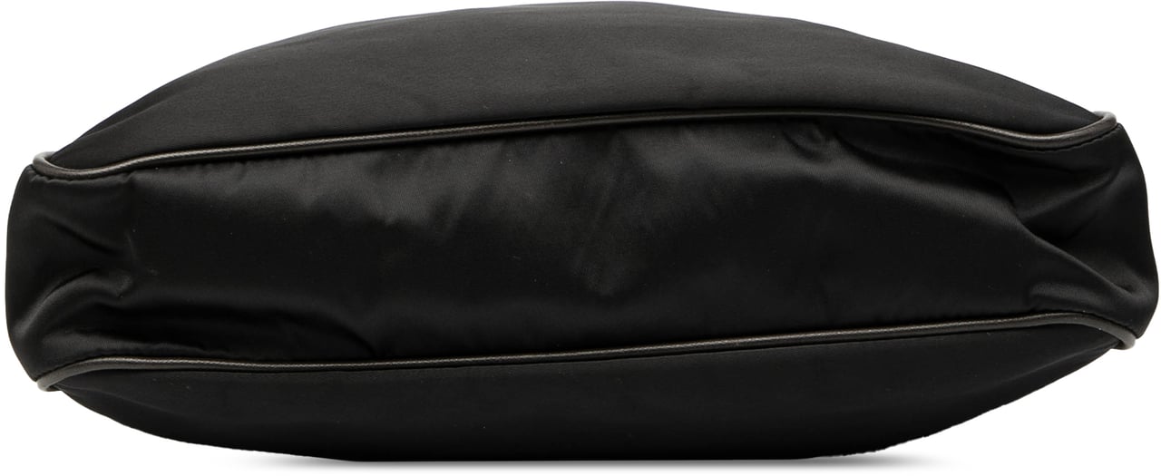 Prada Tessuto Zip Top Crossbody Zwart