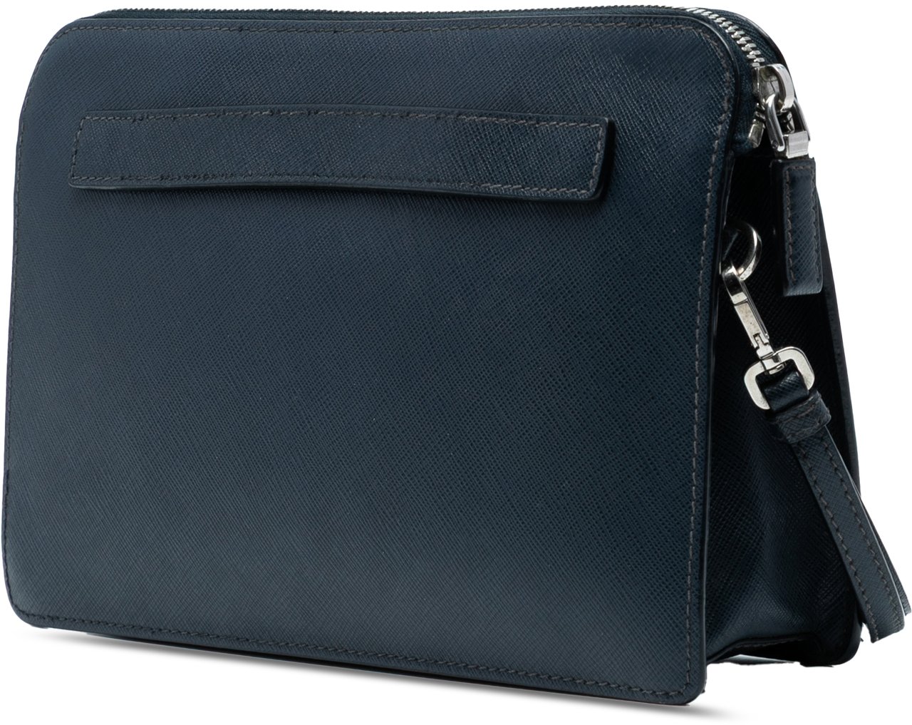 Prada Saffiano Clutch Zwart