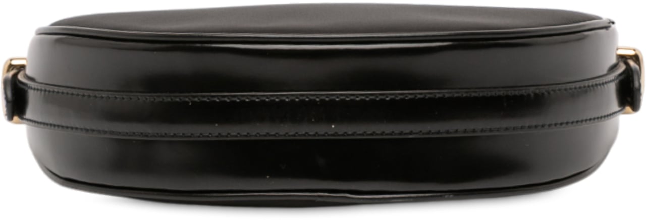 Prada Small Re Nylon and Leather Arque Satchel Zwart