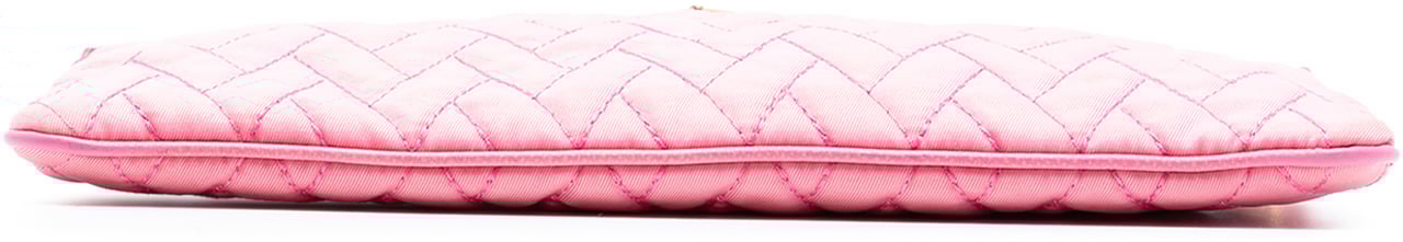 Prada Impuntu Tessuto Chain Crossbody Roze