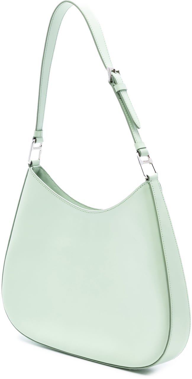 Prada Spazzolato Cleo Shoulder Bag Groen