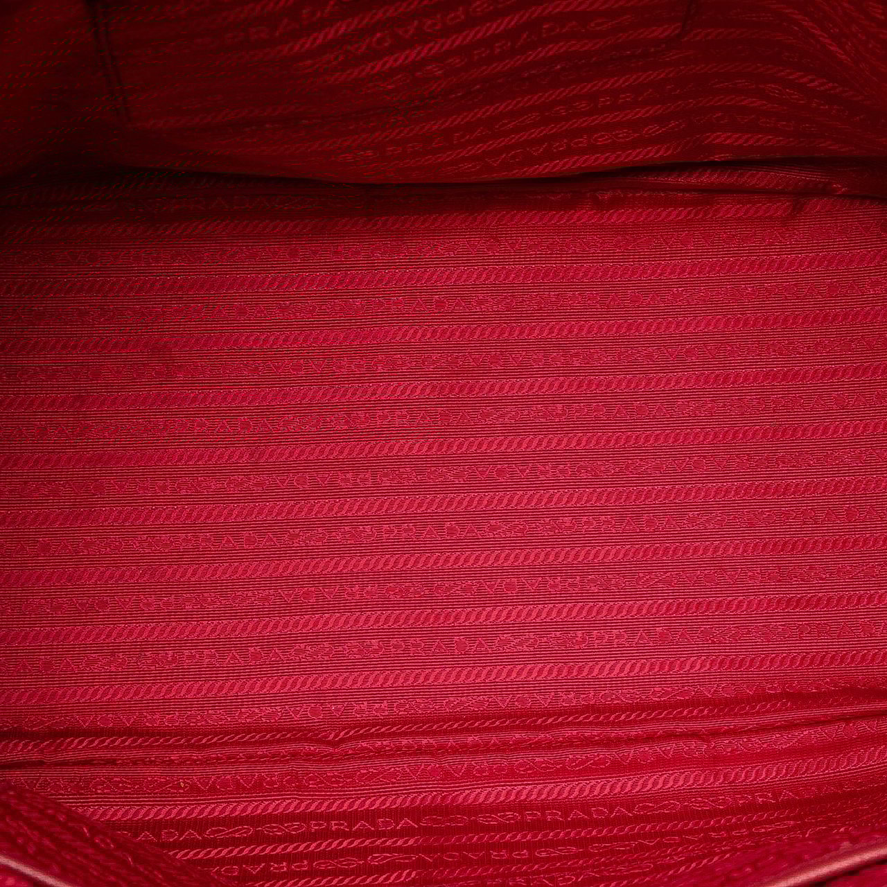 Prada Large Saffiano Lux Galleria Satchel Rood