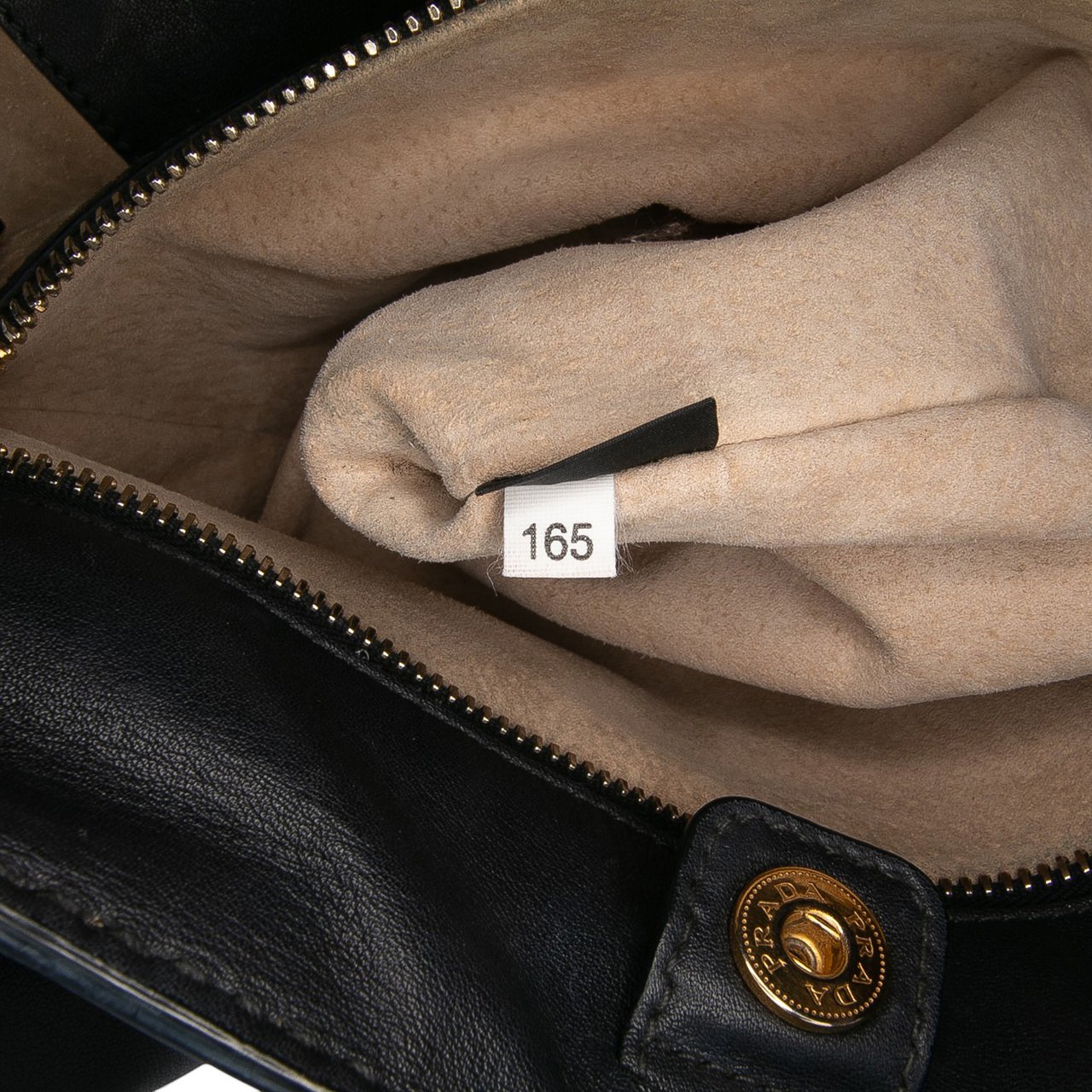 Prada Soft Calf Satchel Zwart