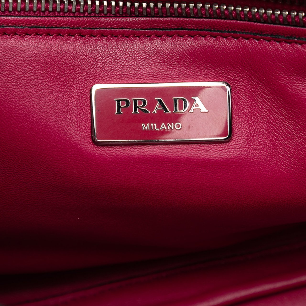 Prada Small Scamosciato Twin Pocket Satchel Roze