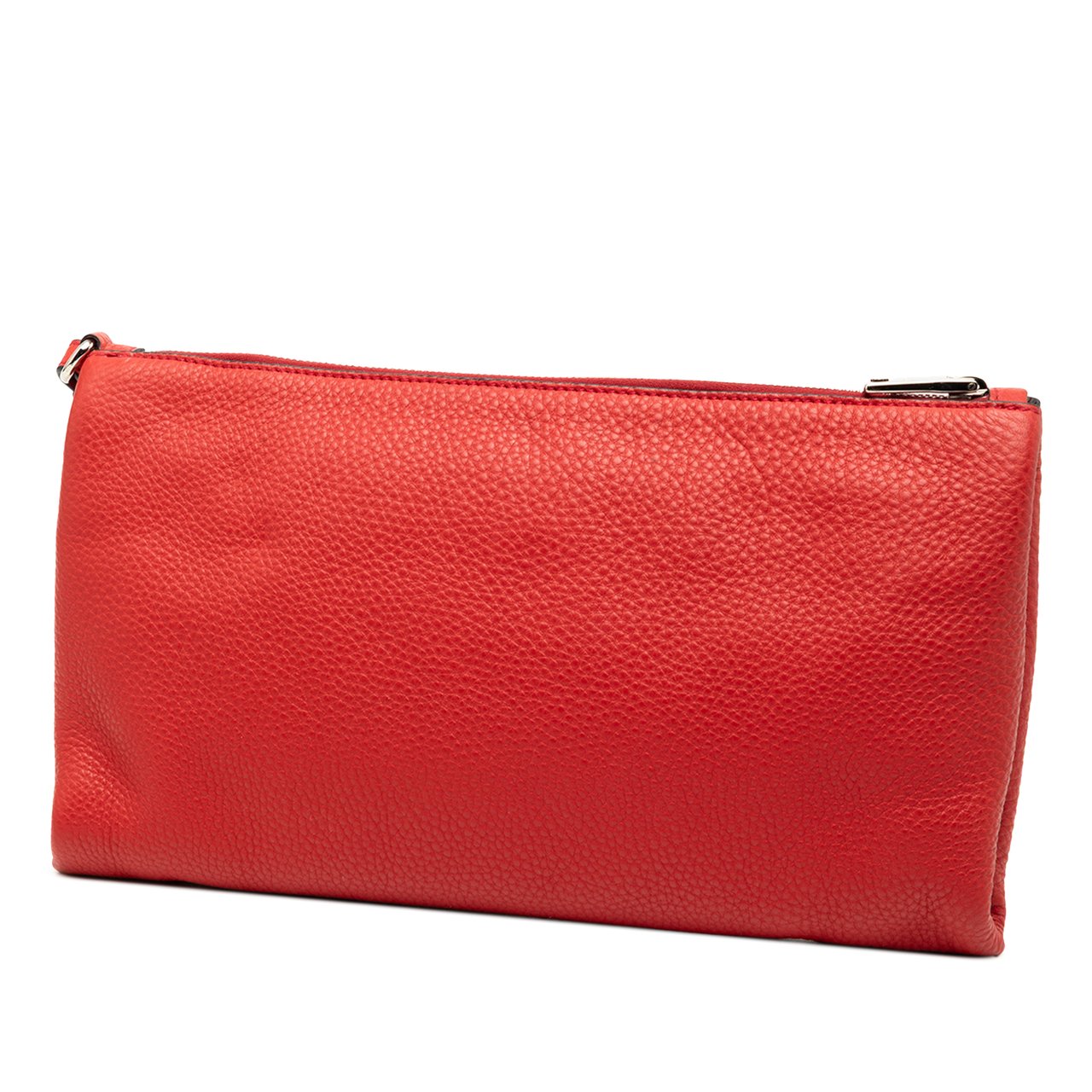 Prada Vitello Daino Clutch Rood