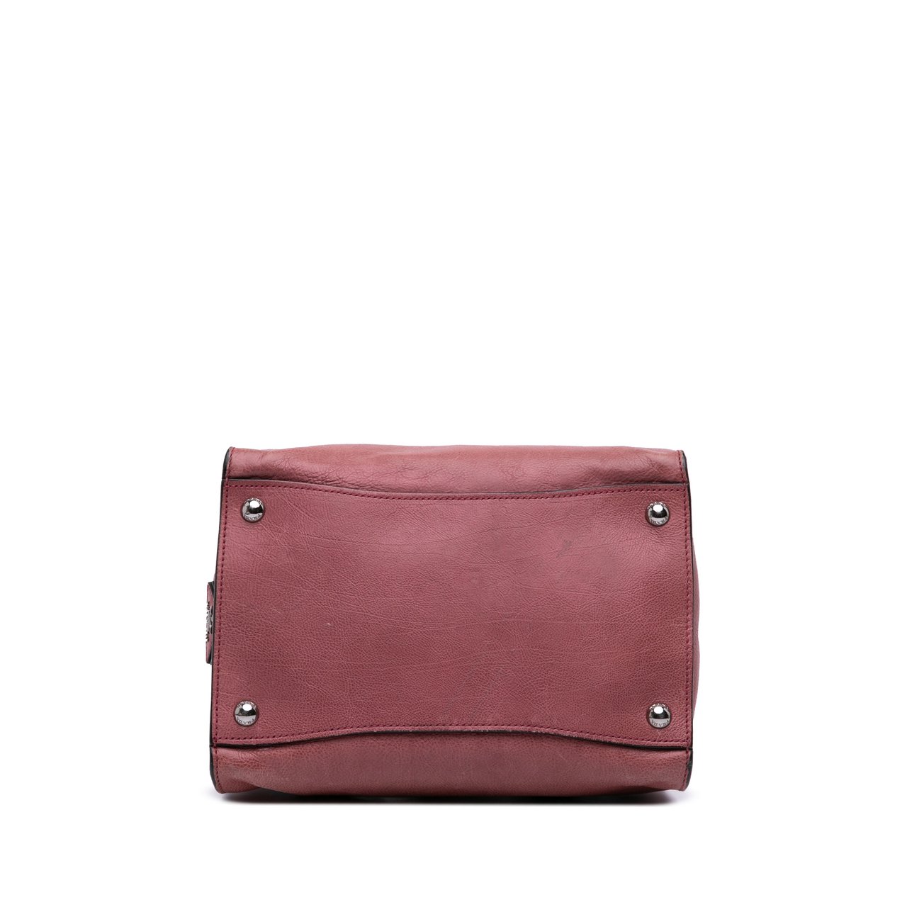 Prada Glace Calf Sound Lock Satchel Roze