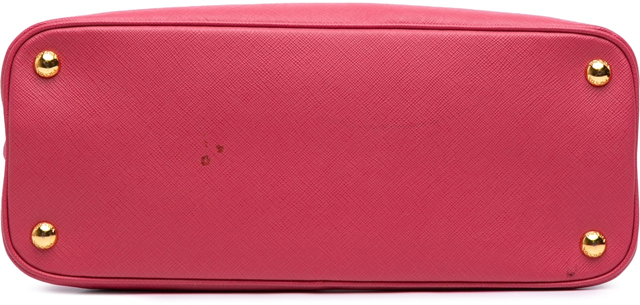 Prada Medium Saffiano Lux Promenade Satchel Roze