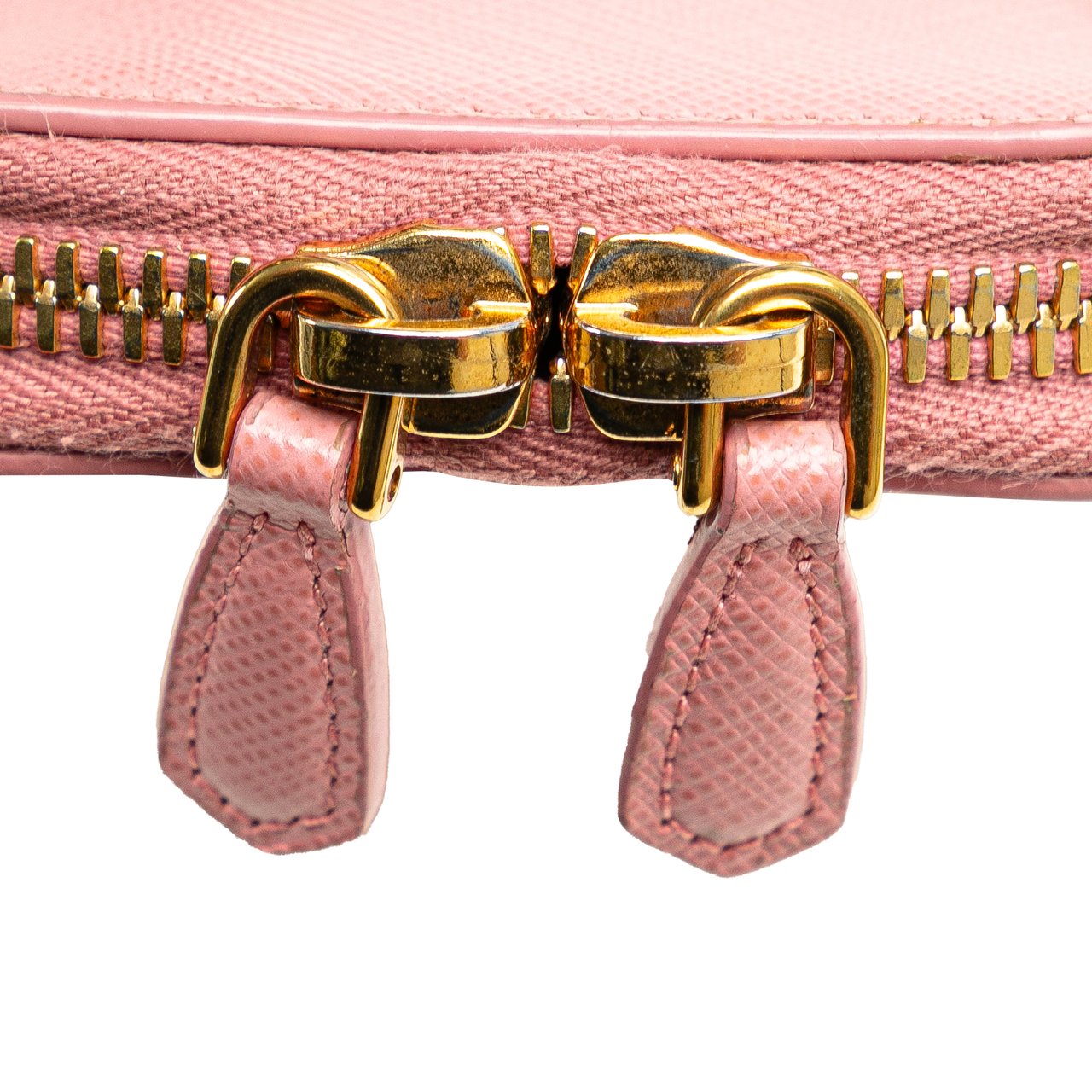 Prada Mini Saffiano Crossbody Phone Pouch Roze