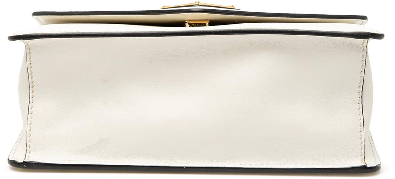 Prada Saffiano Lux Envelope Chain Flap Wit