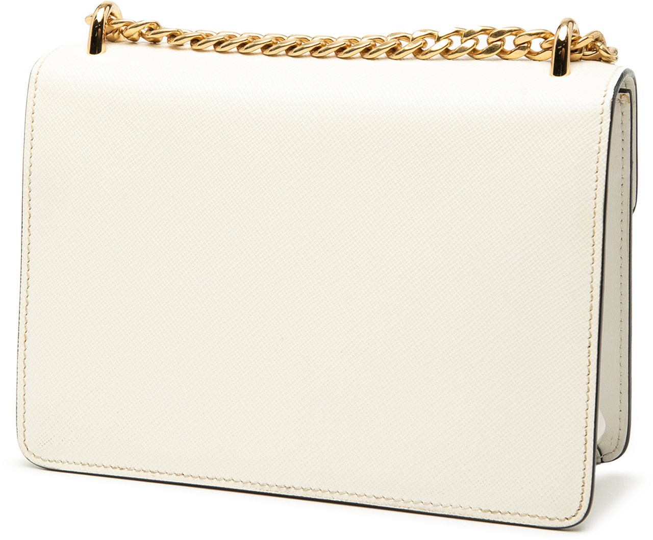 Prada Saffiano Lux Envelope Chain Flap Wit