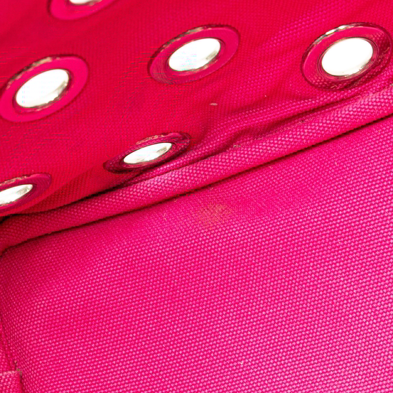 Prada Small Canvas Canapa Grommet Satchel Roze