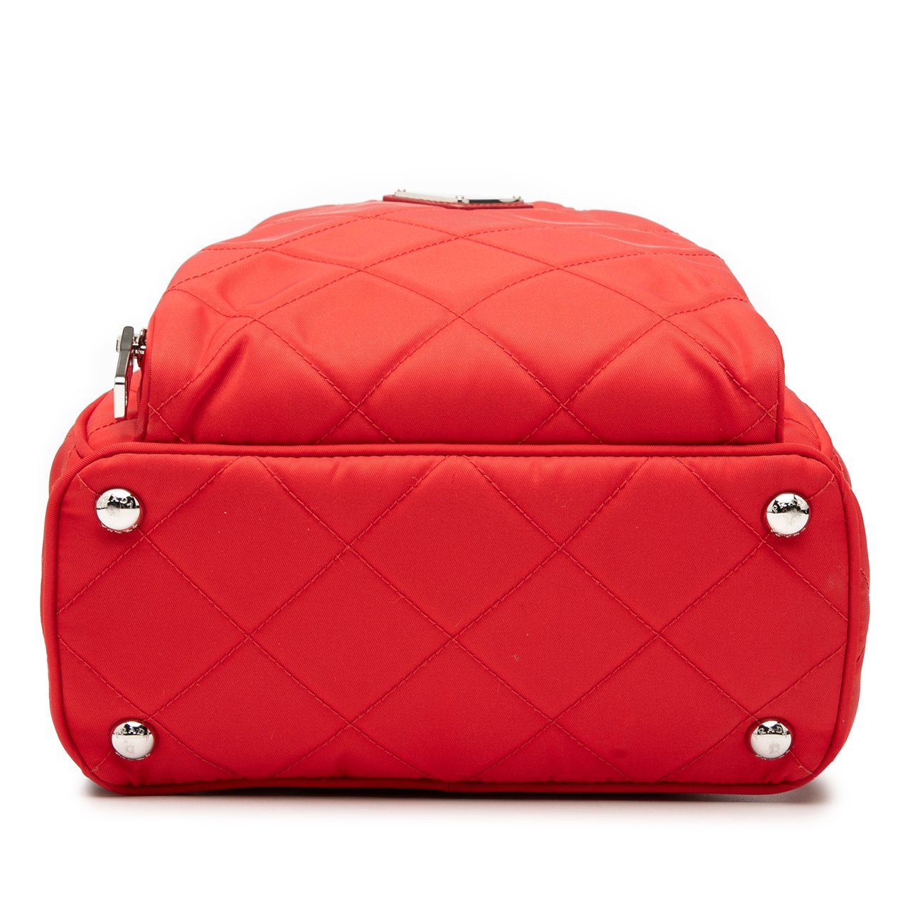 Prada Impuntu Tessuto Backpack Rood