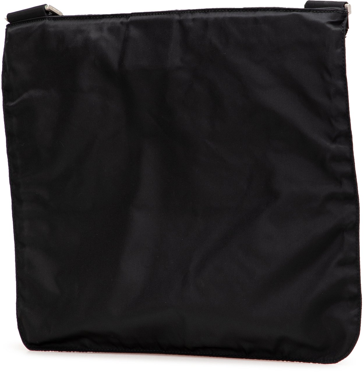 Prada Tessuto Zip Top Crossbody Zwart