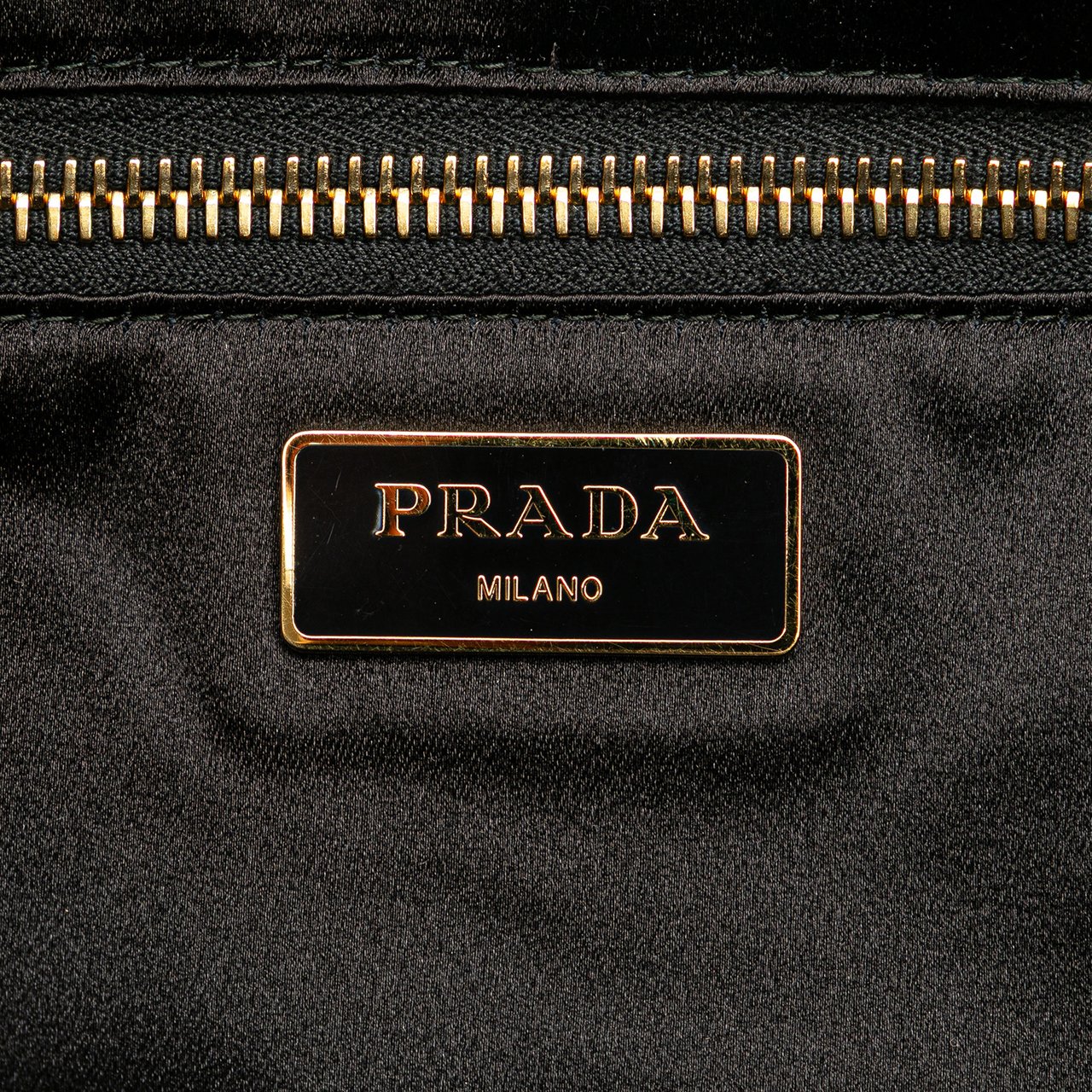 Prada Satin Sequin Stripes Tote Oranje