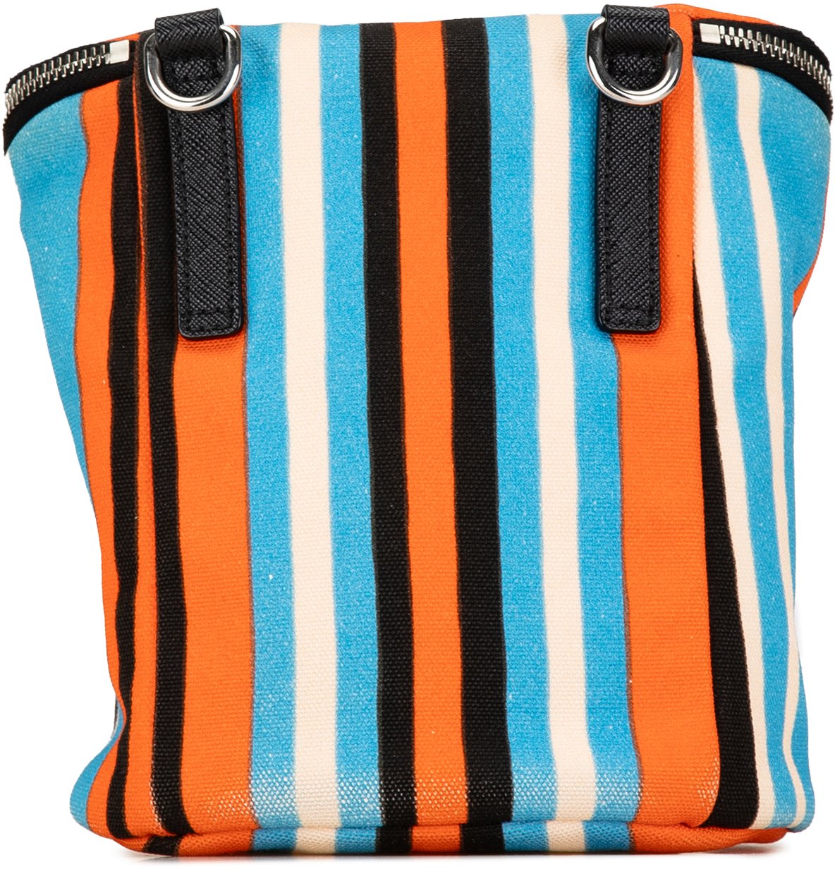 Prada Canapa Baiadera Crossbody Bag Oranje