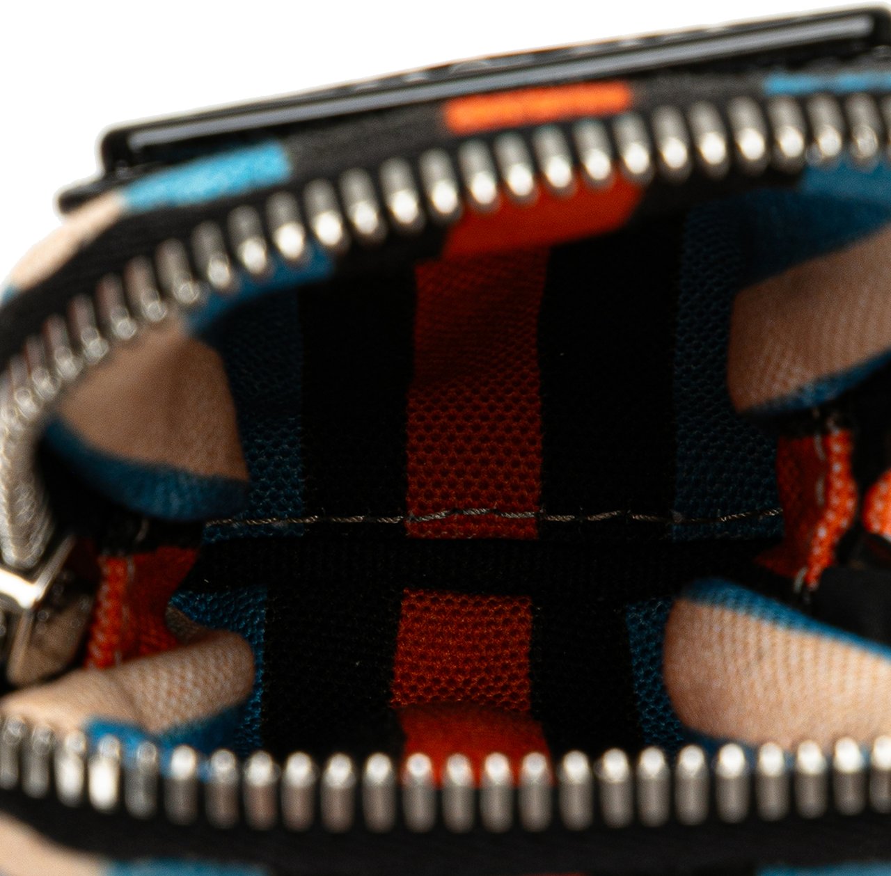 Prada Canapa Baiadera Crossbody Bag Oranje