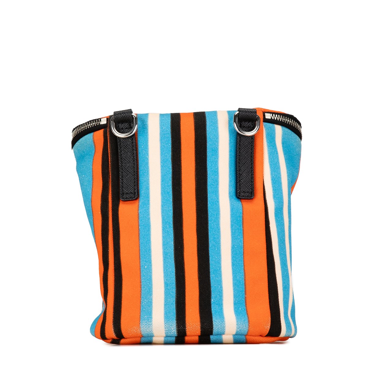 Prada Canvas Canapa Baiadera Crossbody Oranje