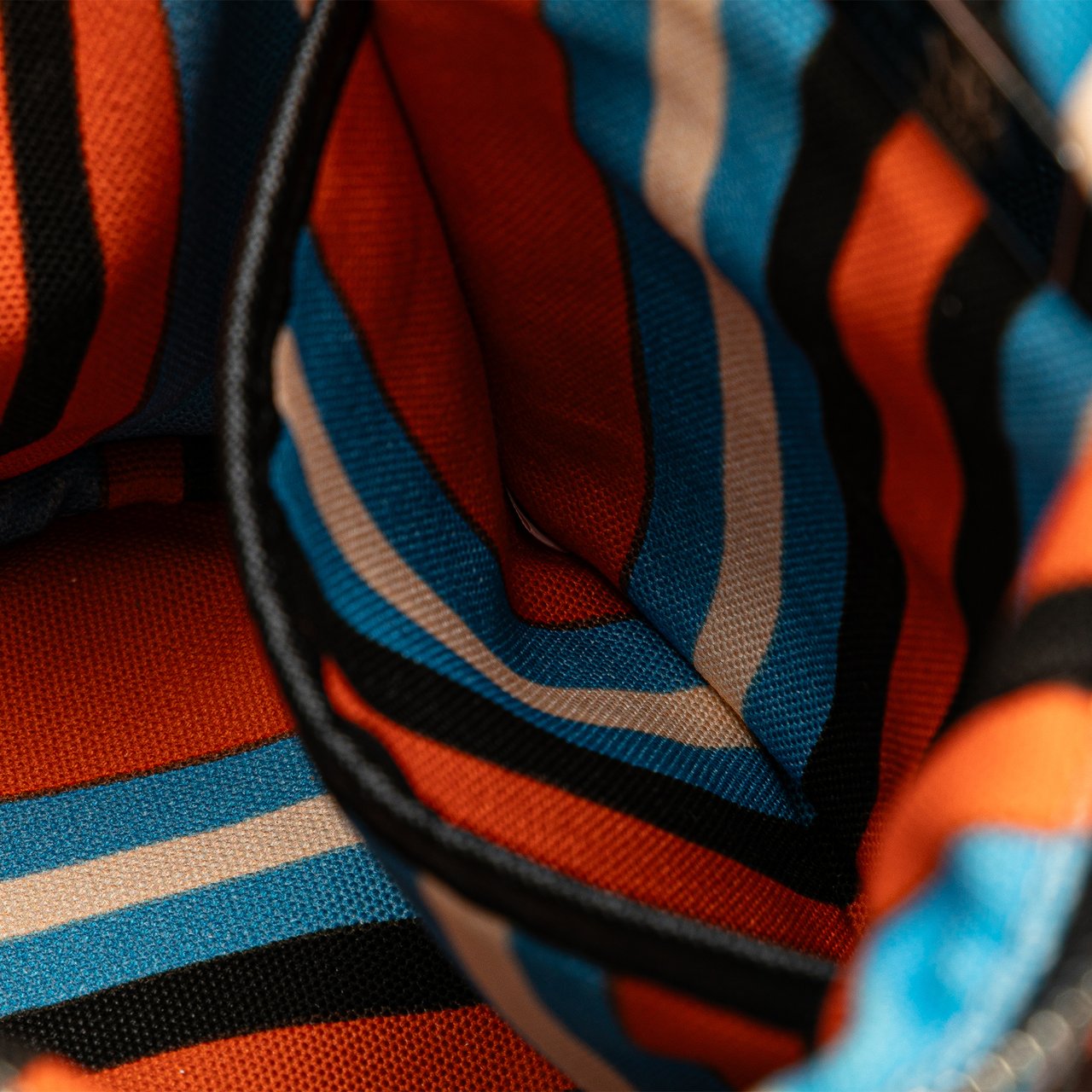 Prada Canvas Canapa Baiadera Crossbody Oranje