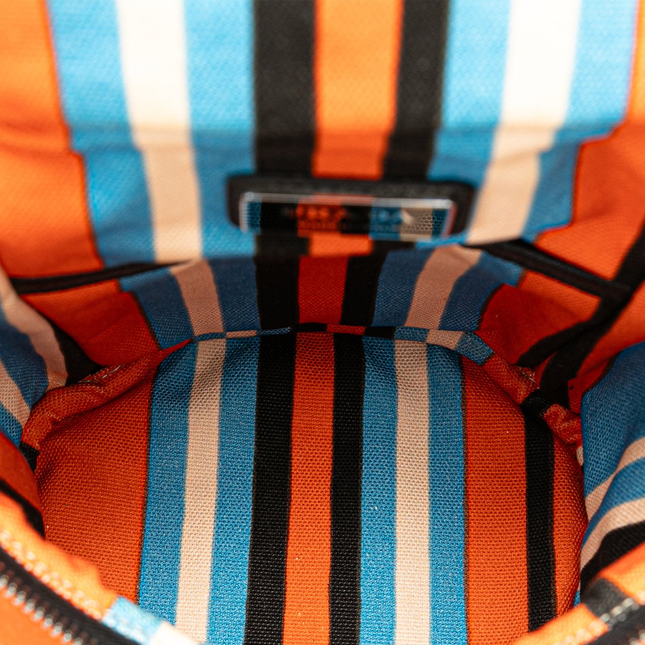 Prada Canvas Canapa Baiadera Crossbody Oranje