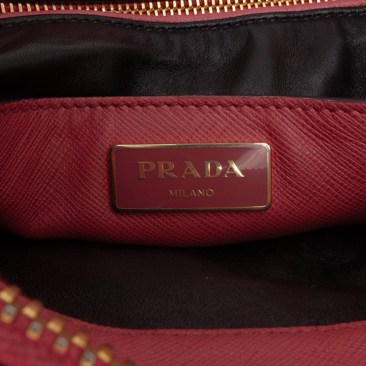 Prada Saffiano Soft Triple Pocket Tote Roze
