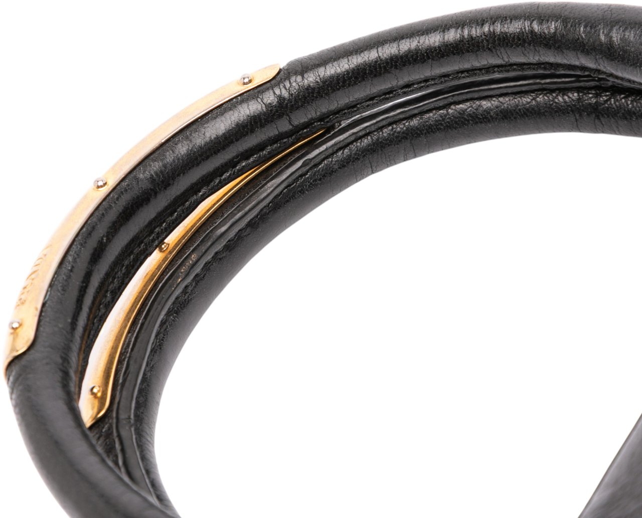 Prada Vitello Daino Frame Convertible Tote Zwart