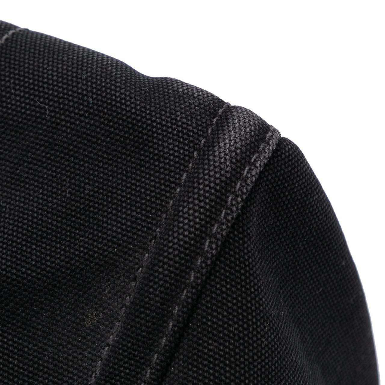 Prada Small Canvas Canapa Bijoux Satchel Zwart