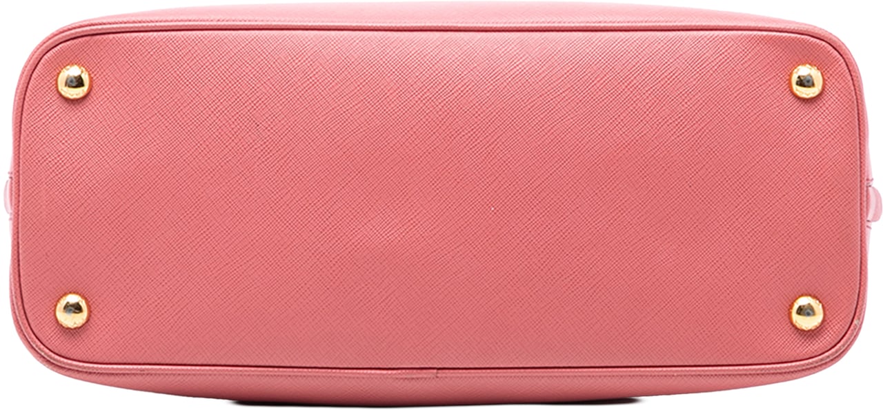 Prada Medium Saffiano Lux Promenade Satchel Roze