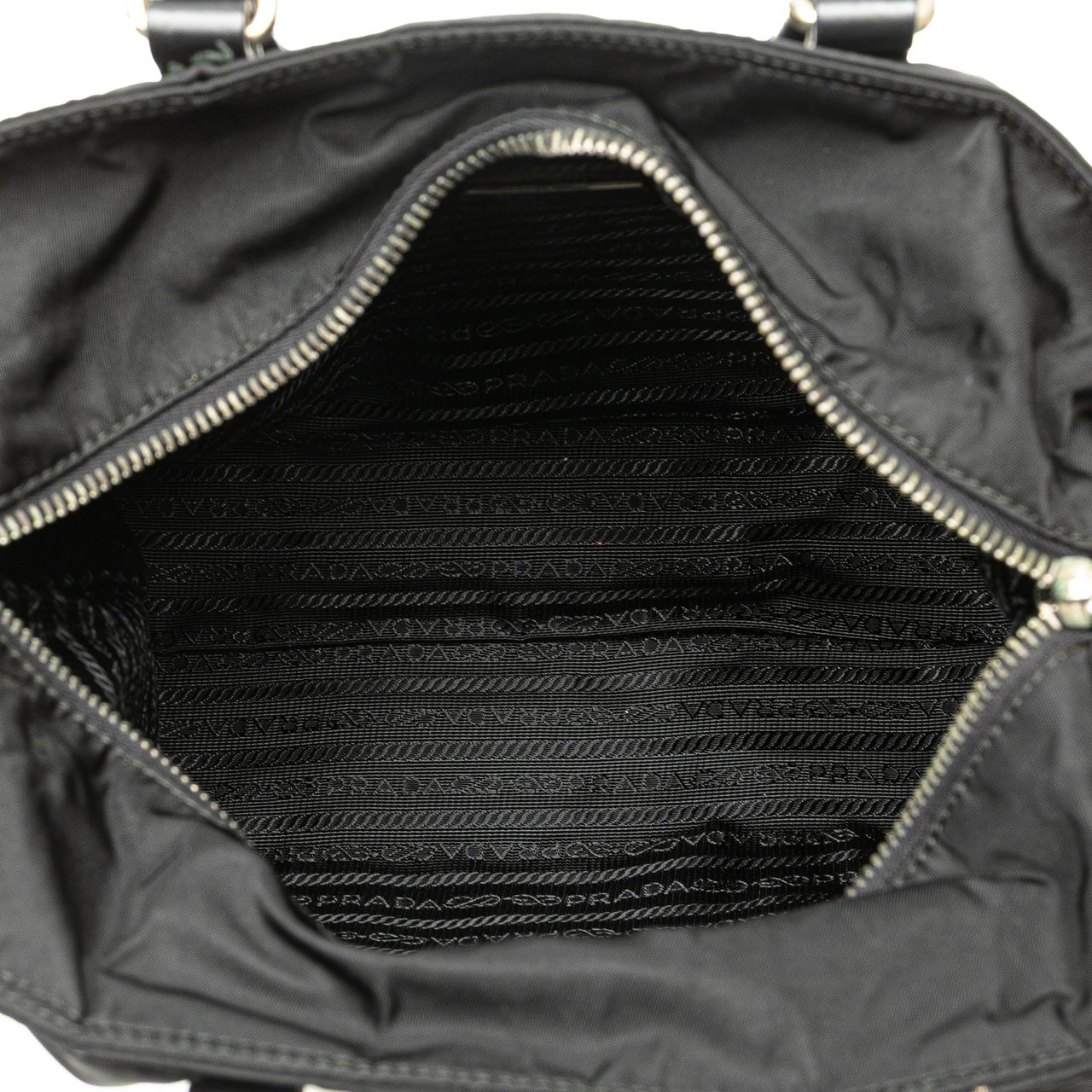 Prada Tessuto Satchel Zwart