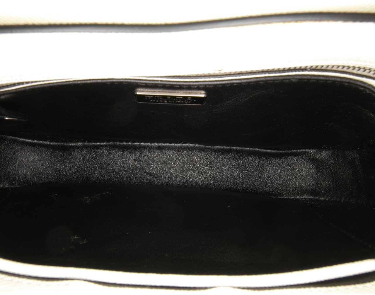 Prada Saffiano Lux Arcade Satchel Wit