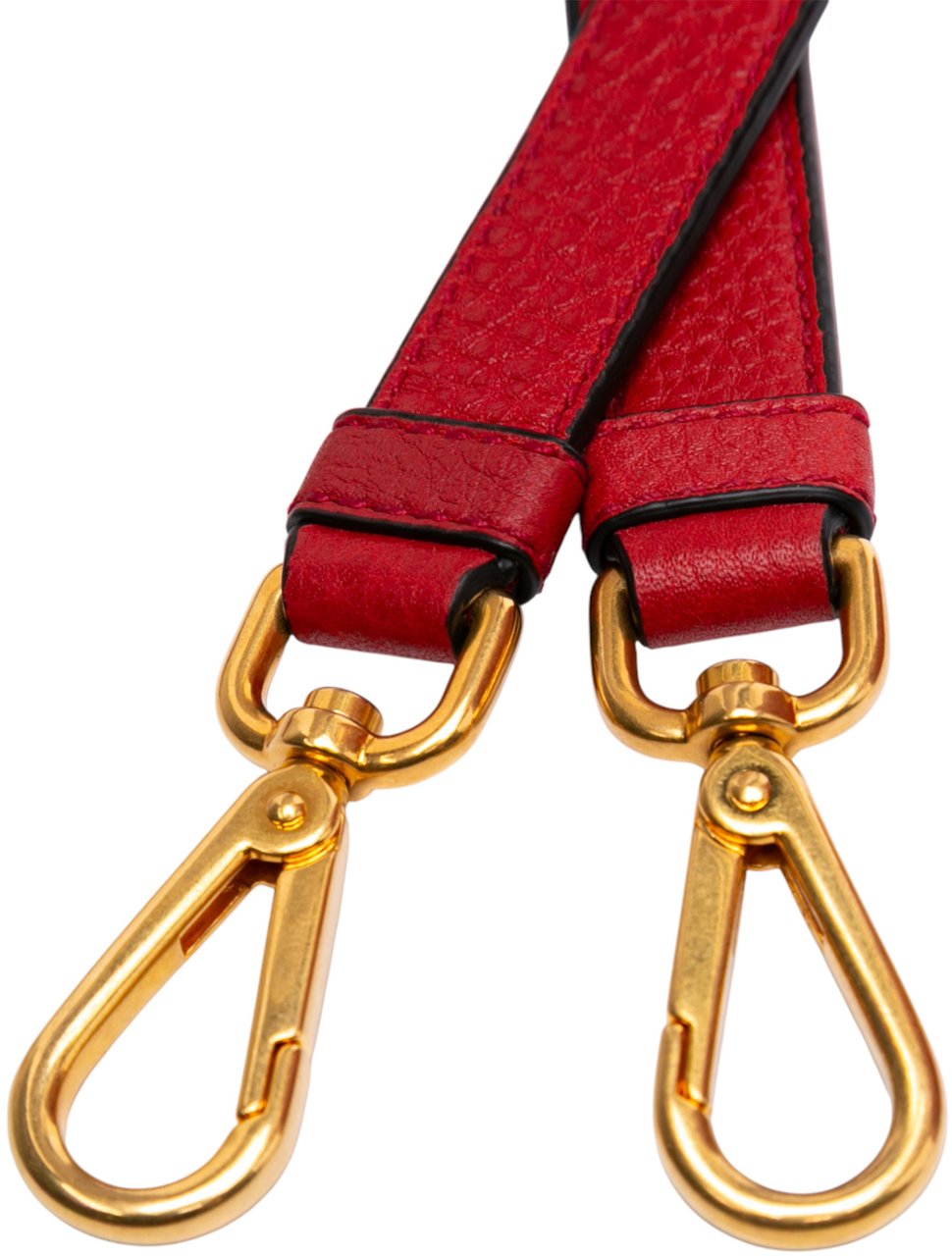 Prada Vitello Daino Open Convertible Tote Rood