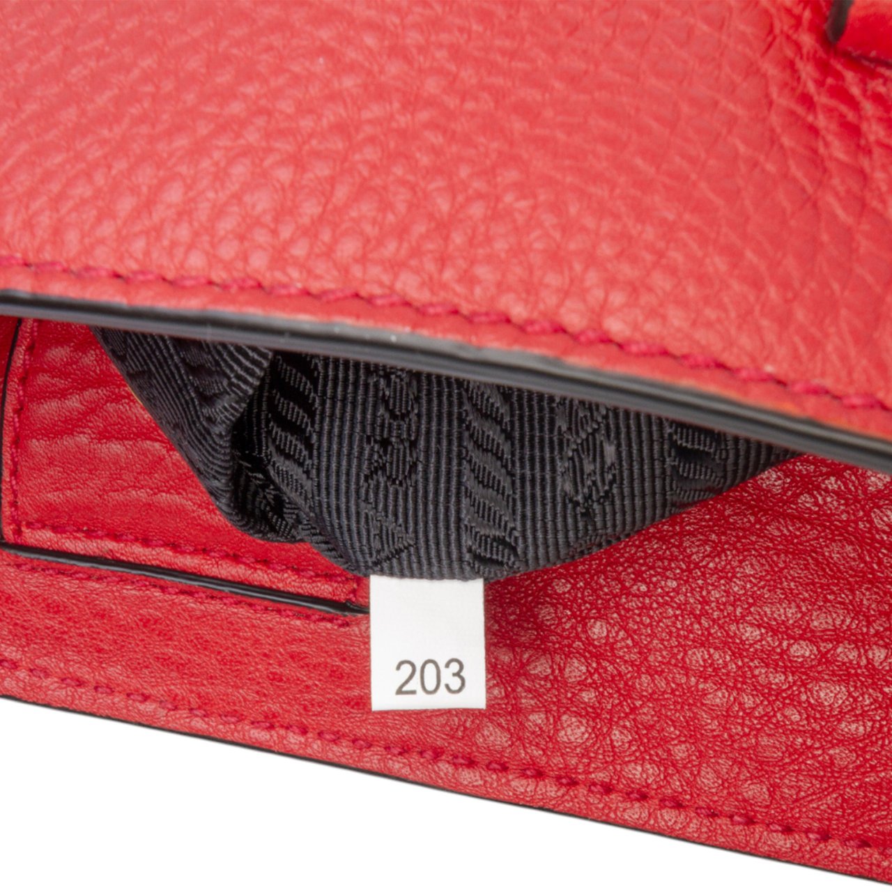 Prada Vitello Daino Open Convertible Tote Rood