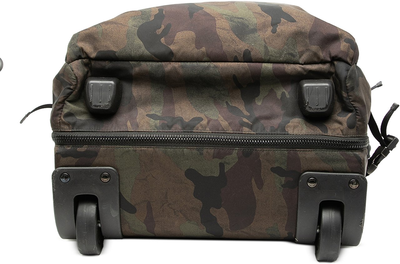 Prada Tessuto Camouflage Trolley Bruin