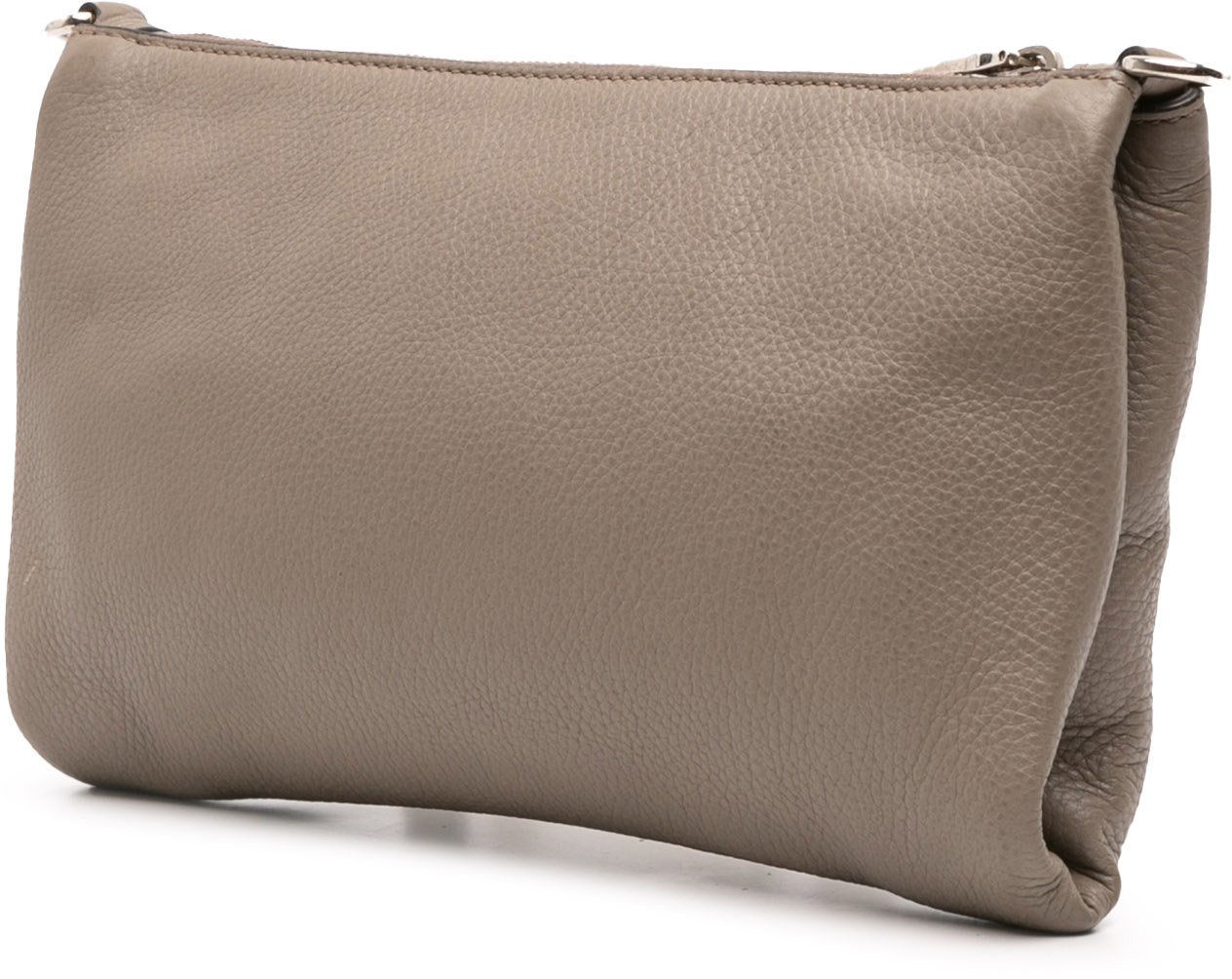 Prada Vitello Daino Crossbody Bruin