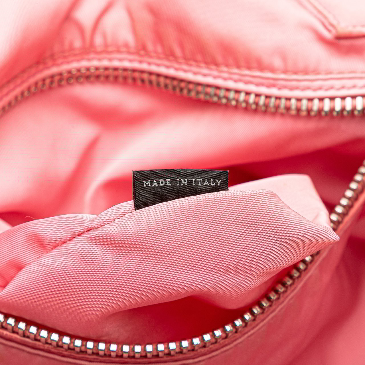 Prada Tessuto Reversible Satchel Roze