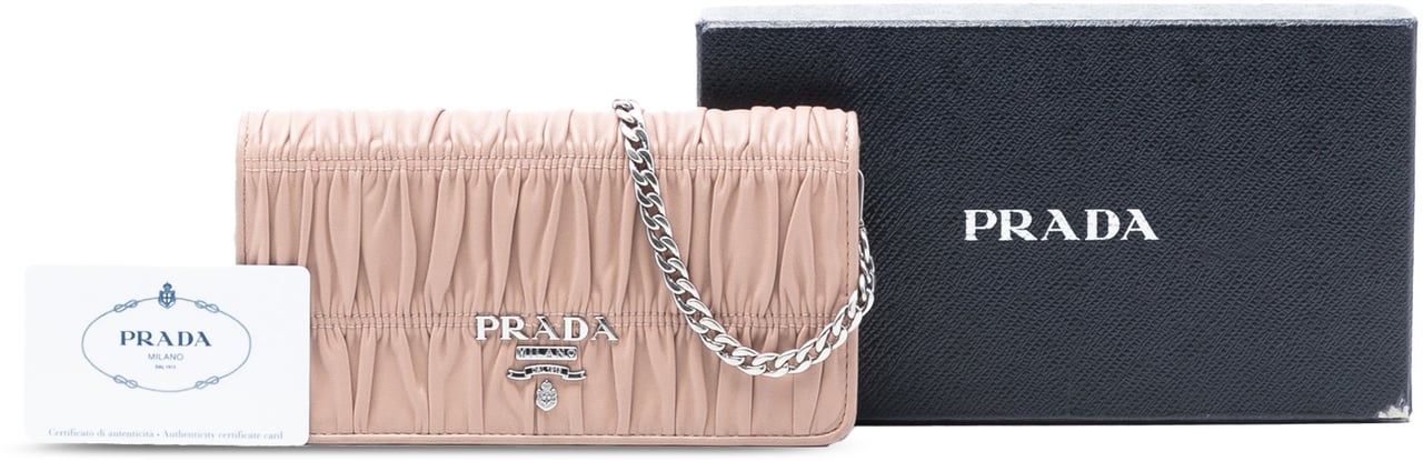 Prada Nappa Gaufre Wallet On Chain Bruin