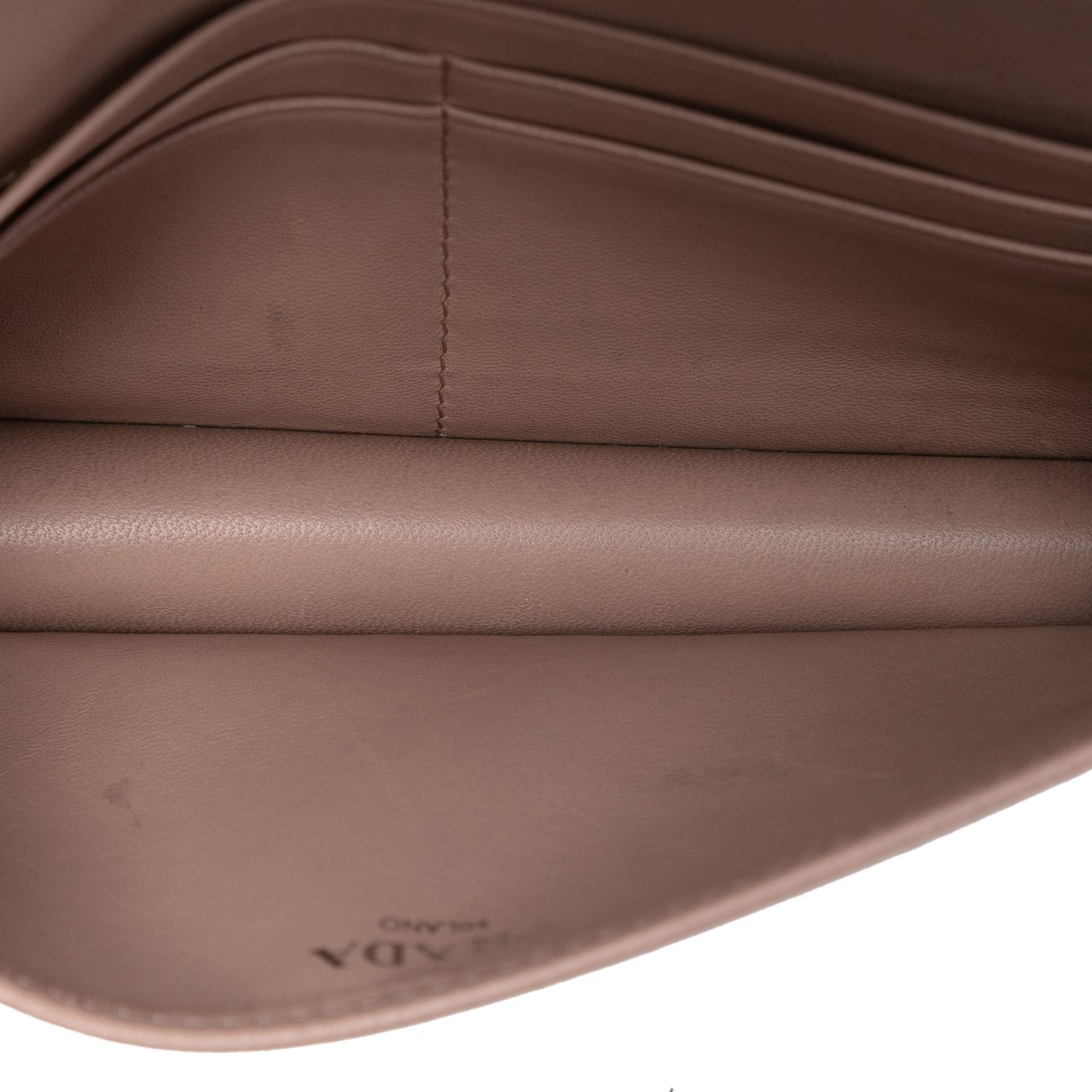 Prada Nappa Gaufre Wallet On Chain Bruin