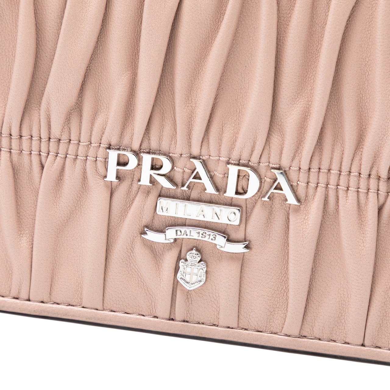 Prada Nappa Gaufre Wallet On Chain Bruin
