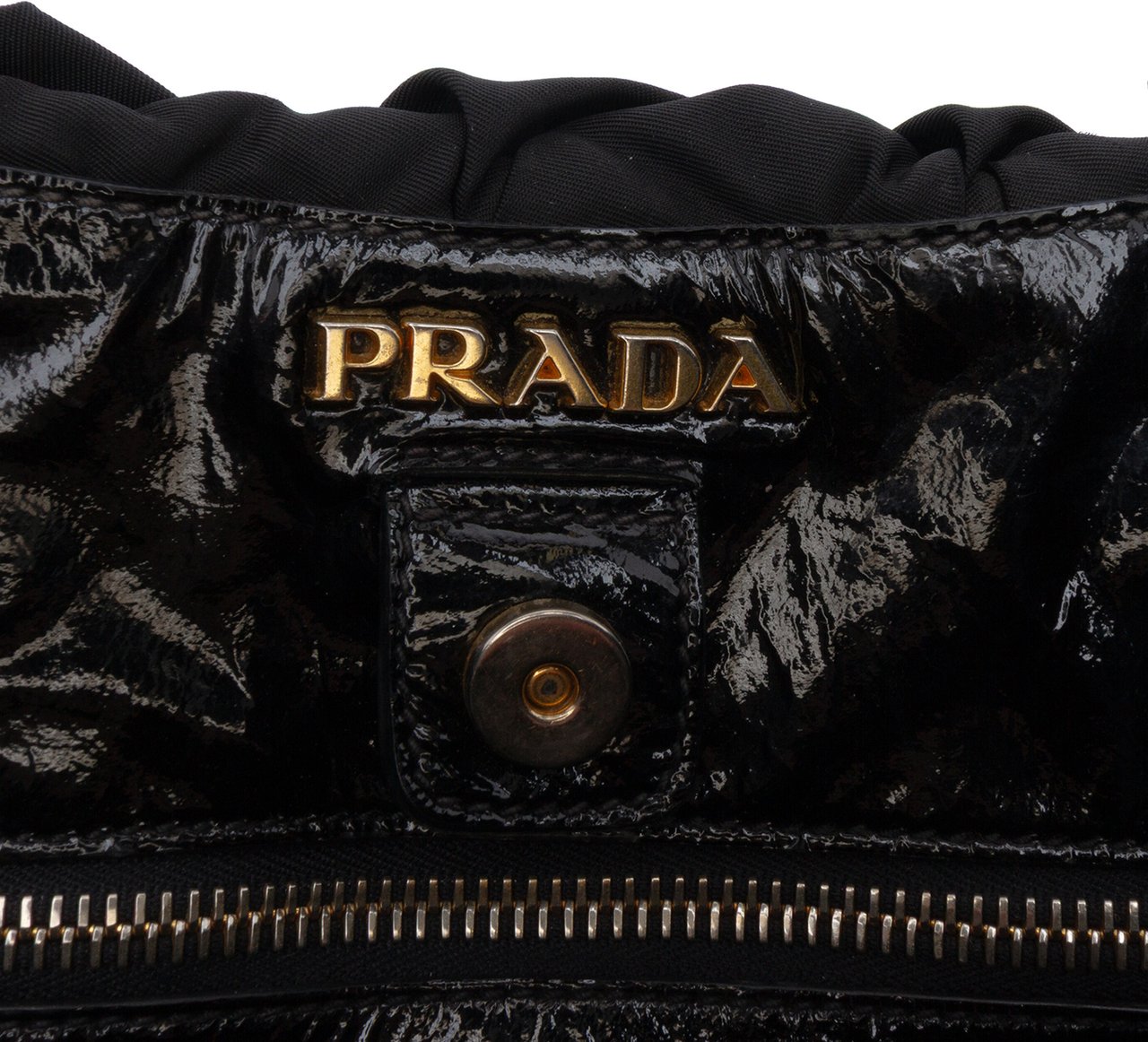 Prada Tessuto Weave Tote Zwart