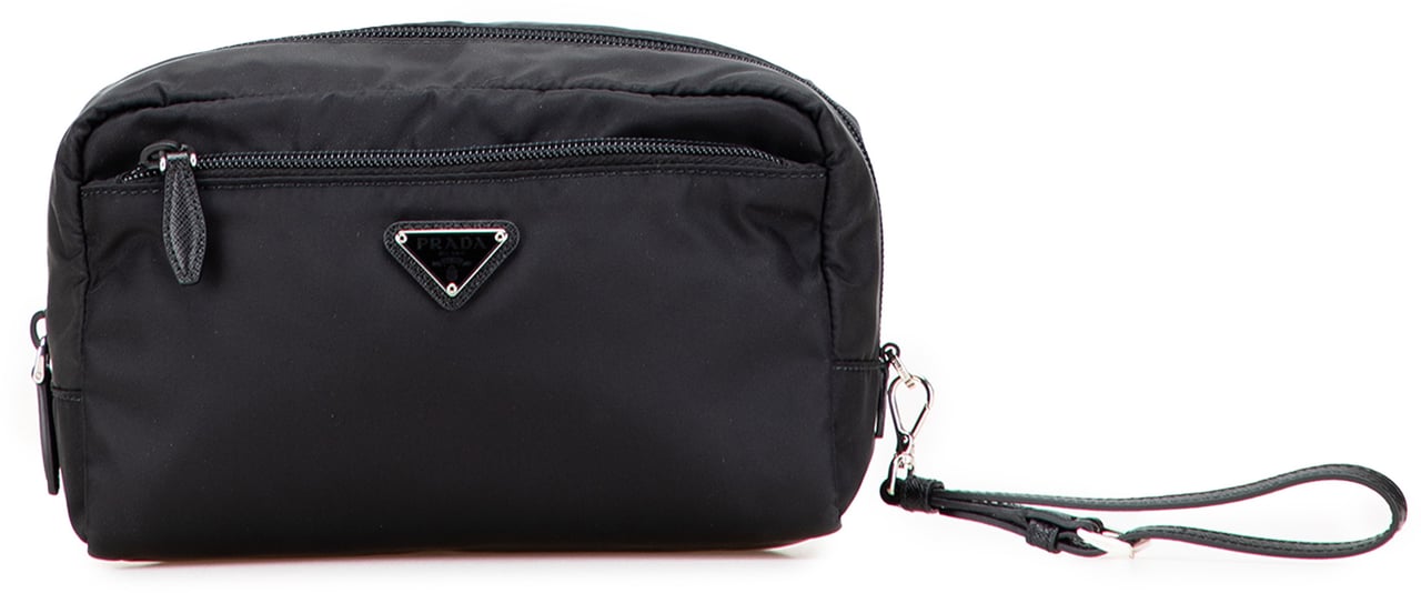 Prada Tessuto Clutch Zwart