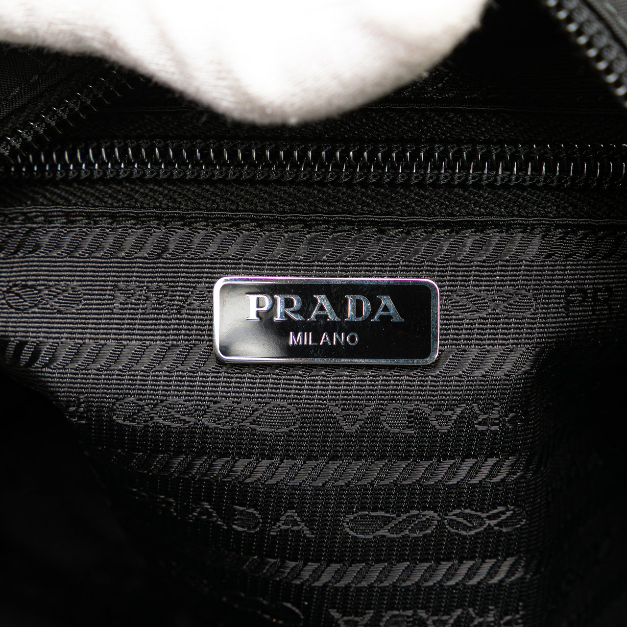 Prada Tessuto Clutch Zwart