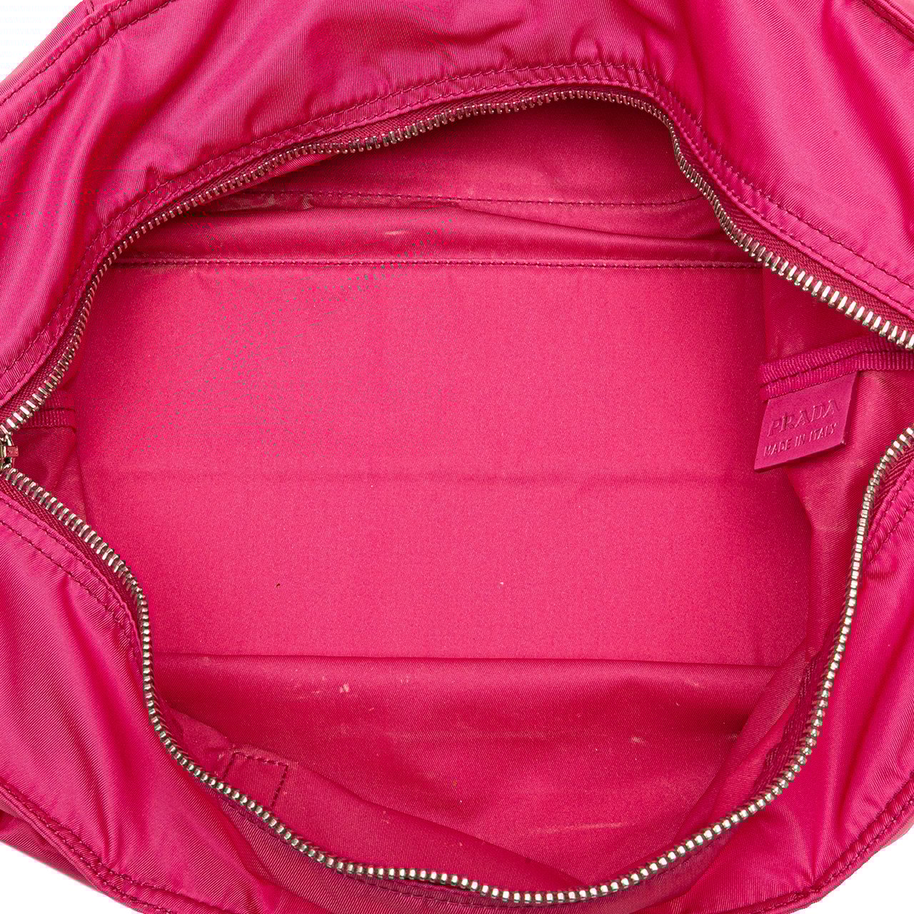 Prada Tessuto Zip Tote Roze